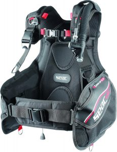 SEAC Ego Scuba Diving BCD Durability and Versatility in BlackRed