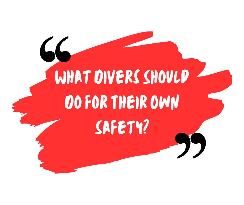 What Divers Should Do for Their Own Safety?